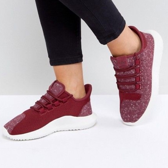 adidas tubular shadow burgundy